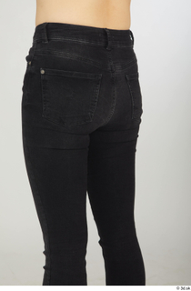 Aera black jeans casual dressed thigh 0004.jpg